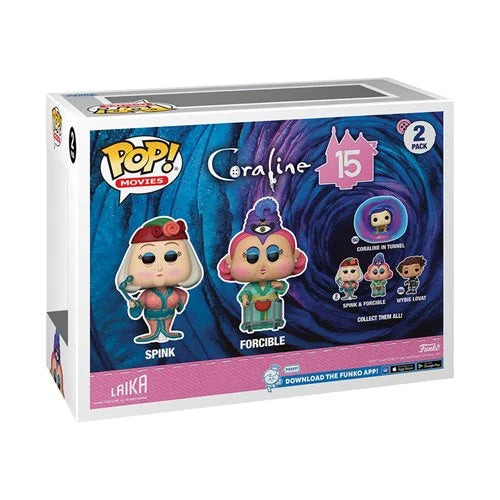 Funko Laika Coraline 15th Anniversary Spink & Forcible Pop! Vinyl Figure 2-Pack