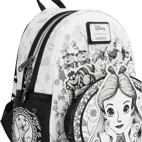 Loungefly Disney Alice in Wonderland Sketch Mini Backpack