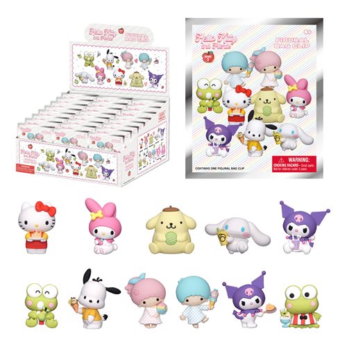 Hello Kitty & Friends Series 5 3D Foam Bag Clip – Grotto Treasures
