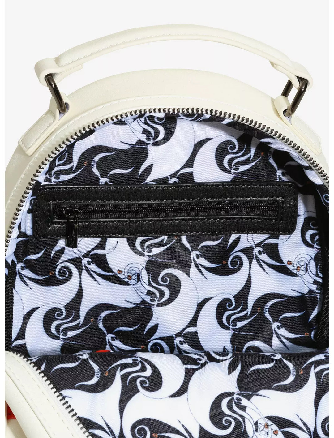 Loungefly Disney The Nightmare Before Christmas Zero Glitter Light-Up Nose Mini Backpack