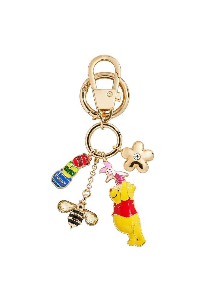 Keychain with Winnie the Pooh and friends on a white background