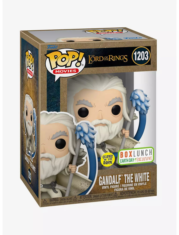 Funko The Lord of the Rings Gandalf The White Glow in the Dark Exclusive Pop! Vinyl Figure