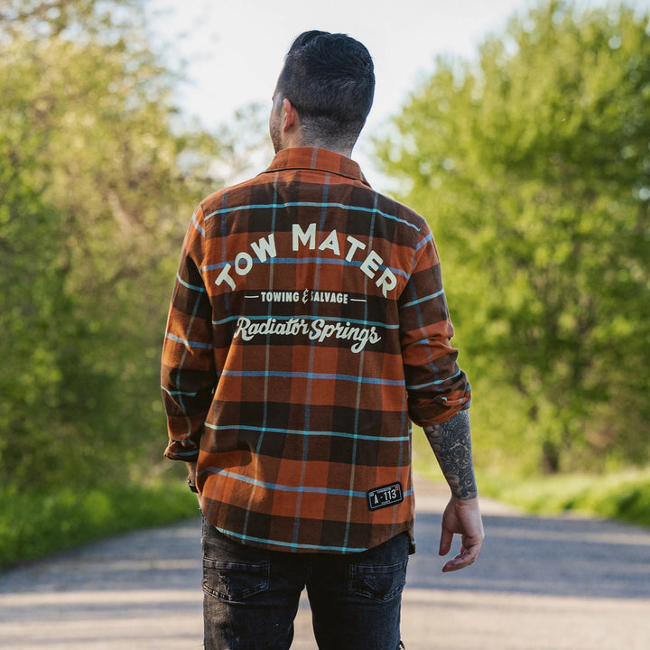 Cakeworthy Disney Pixar Cars Tow Mater Flannel Shirt