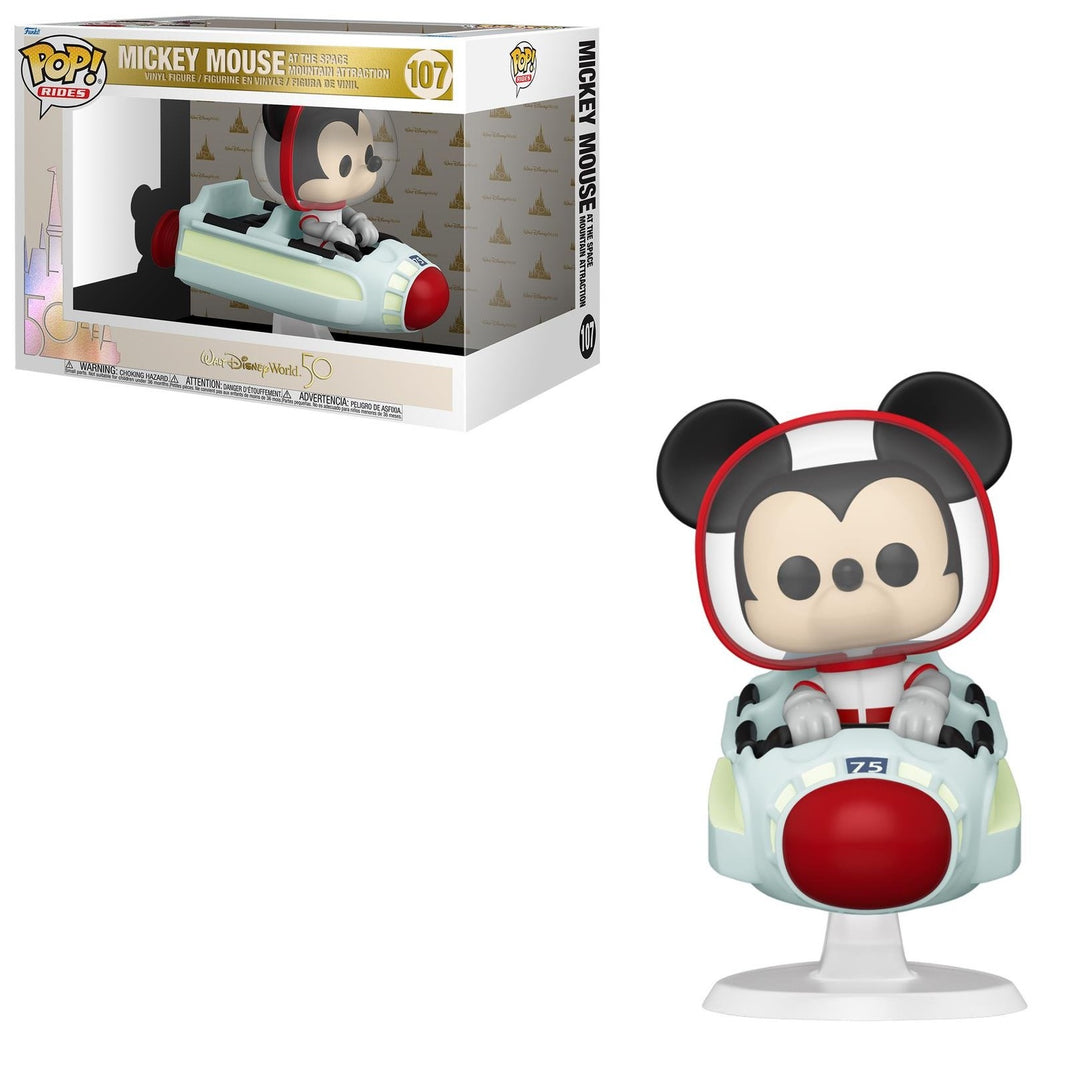 Funko Walt Disney World 50th Anniversary Mickey Mouse Space Mountain Attraction Pop! Rides Vinyl Figure