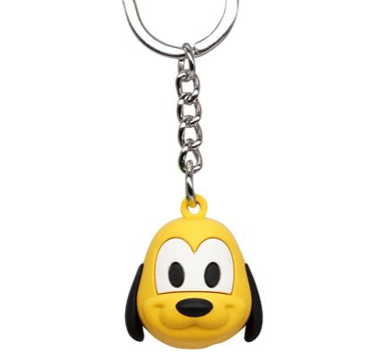 Disney Pluto Icon Ball Keychain