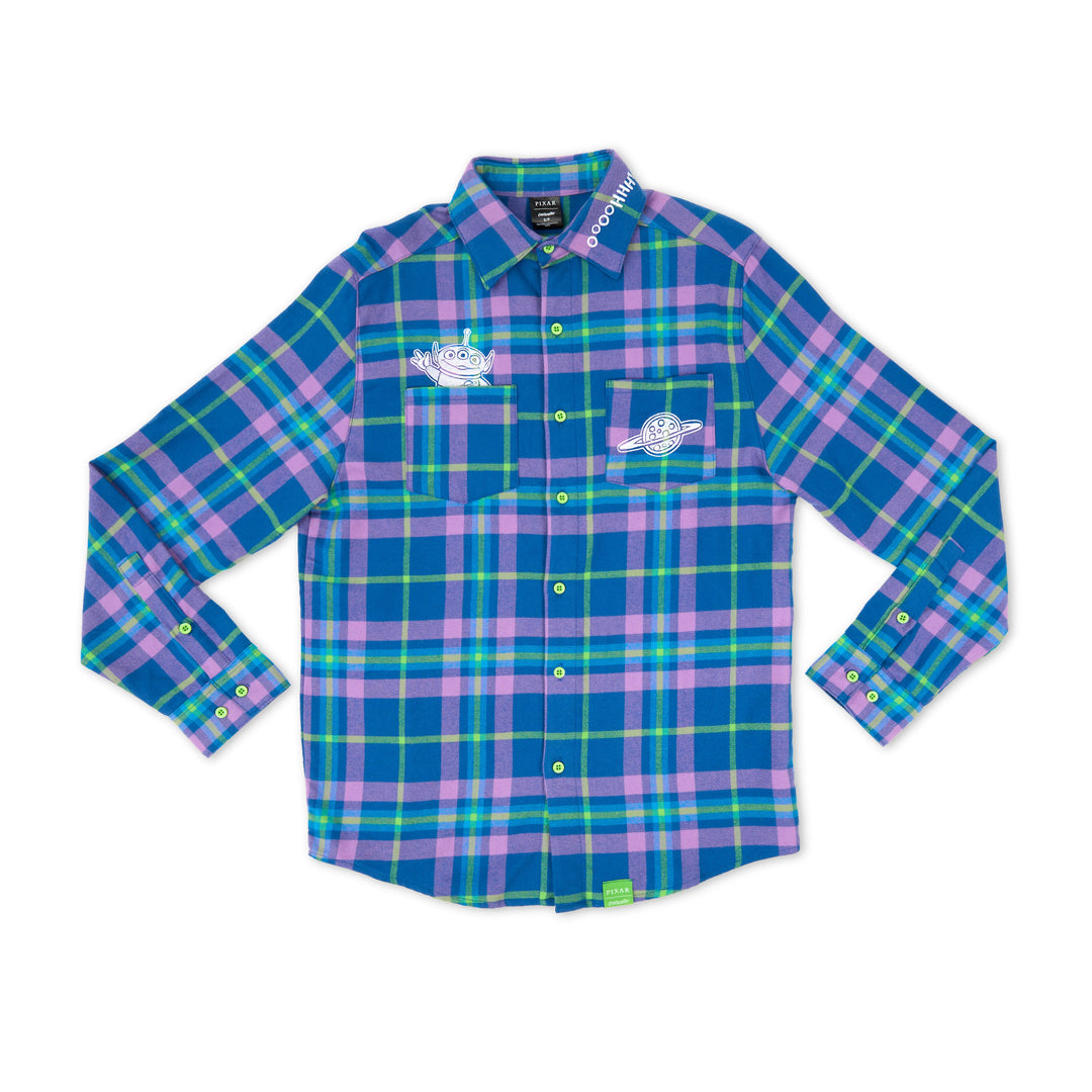 Cakeworthy Disney Pixar Toy Story Alien The Claw Flannel Shirt