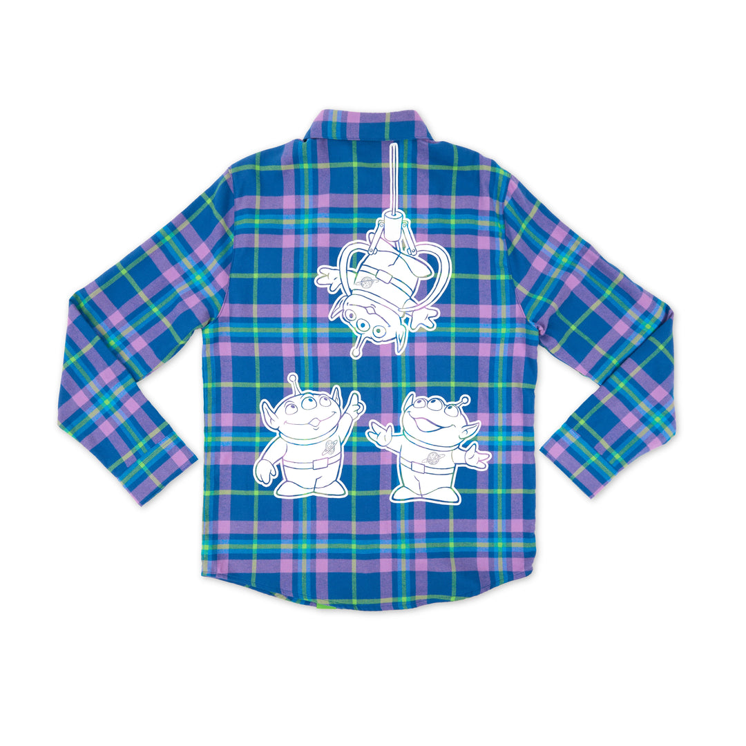Cakeworthy Disney Pixar Toy Story Alien The Claw Flannel Shirt