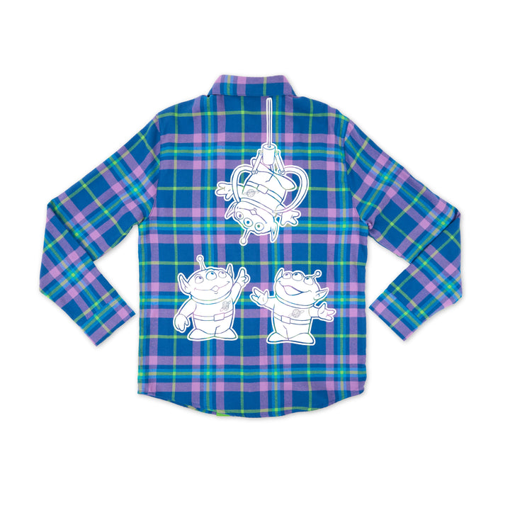 Cakeworthy Disney Pixar Toy Story Alien The Claw Flannel Shirt
