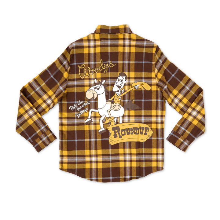 Cakeworthy Disney Pixar Toy Story Woody's Round Up Flannel Shirt
