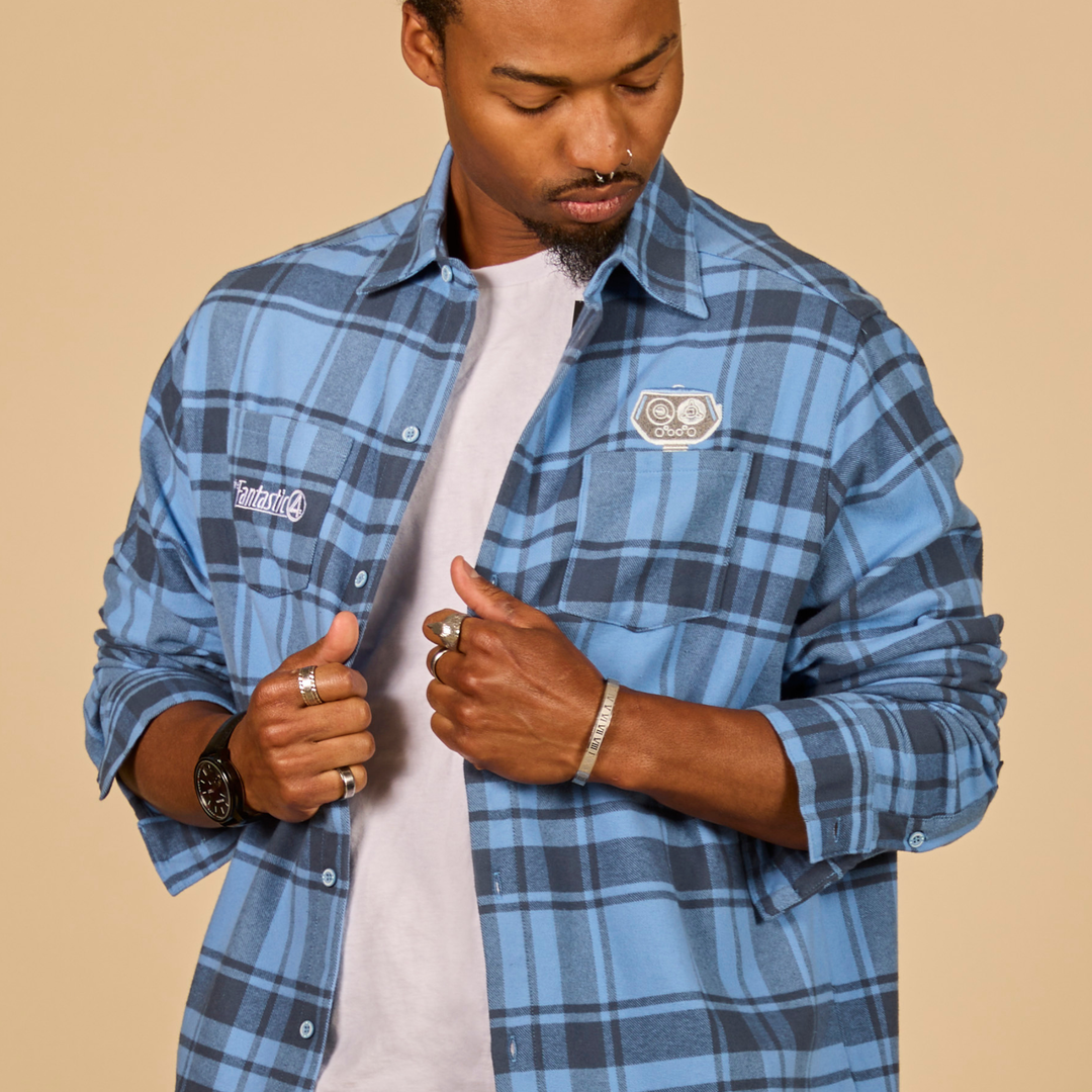 Cakeworthy Marvel Studios The Fantastic Four: First Steps Flannel Shirt