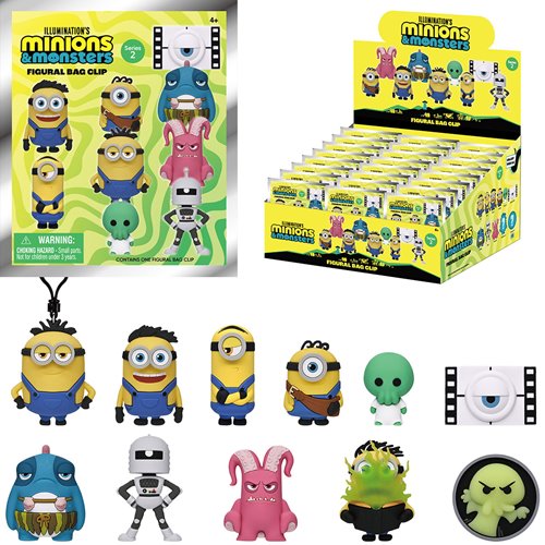 Illuminations Minions & Monsters Series 2 3D Foam Bag Clip