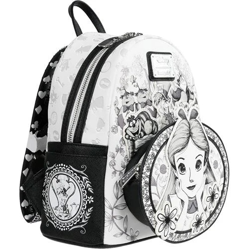 Loungefly Disney Alice in Wonderland Sketch Mini Backpack