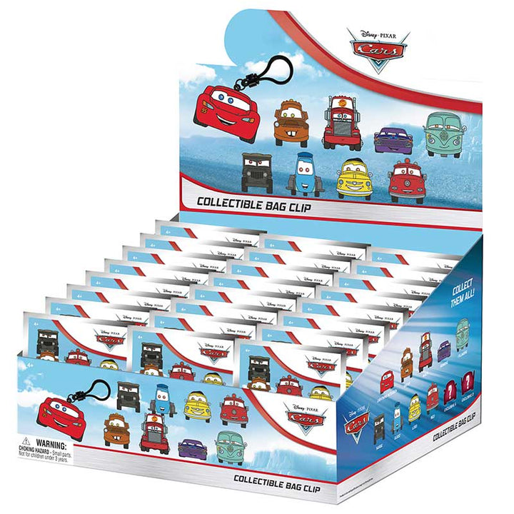 Disney Pixar Cars Series 60 3D Foam Bag Clip