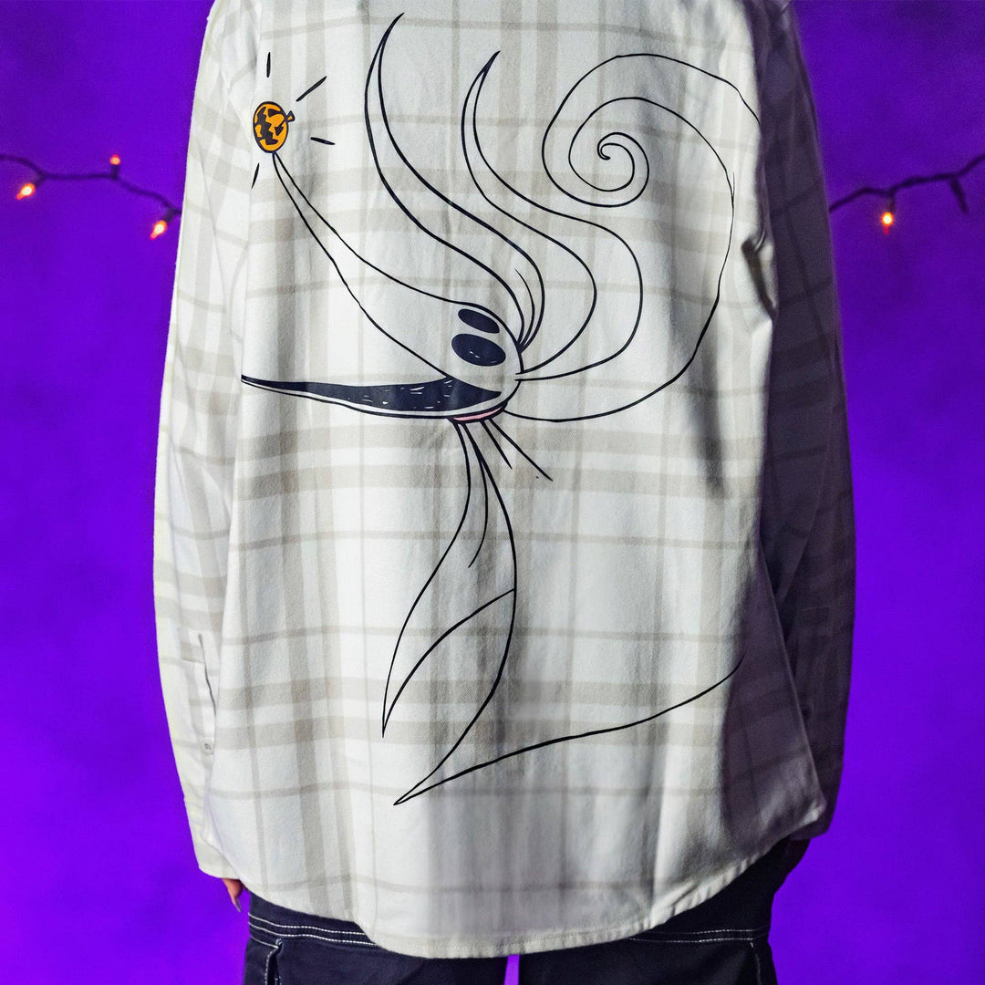 Cakeworthy Disney The Nightmare Before Christmas Zero Glow in the Dark Flannel Shirt