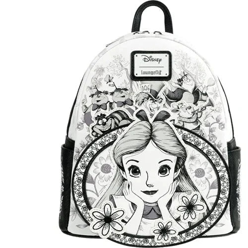 Loungefly Disney Alice in Wonderland Sketch Mini Backpack