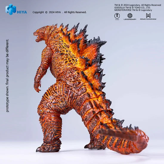 HIYA Exquisite Basic Series None Scale 7 Inch Godzilla King of the Monsters Burning Godzilla Battle Ver. Action Figure