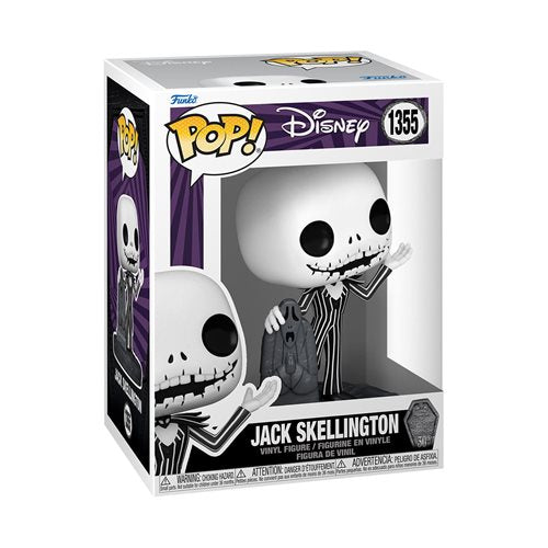 Funko Disney The Nightmare Before Christmas 30th Anniversary Jack Skellington W/Gravestone Pop! Vinyl Figure