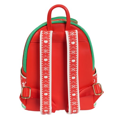 Loungefly How the Grinch Stole Christmas Grinch Christmas Sweater Mini Backpack