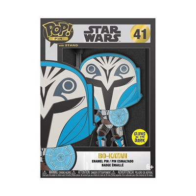 Funko Pop! Pin Star Wars The Clone Wars Bo-Katan Glow in the Dark