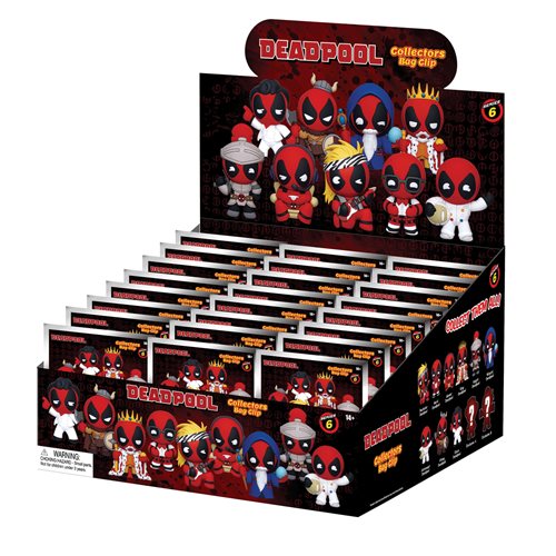 Marvel Deadpool Series 6 3D Foam Bag Clip