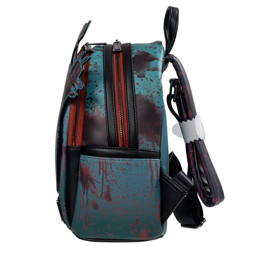 Loungefly Terrifier Art the Clown Blood Splatter Glow in the Dark Mini Backpack