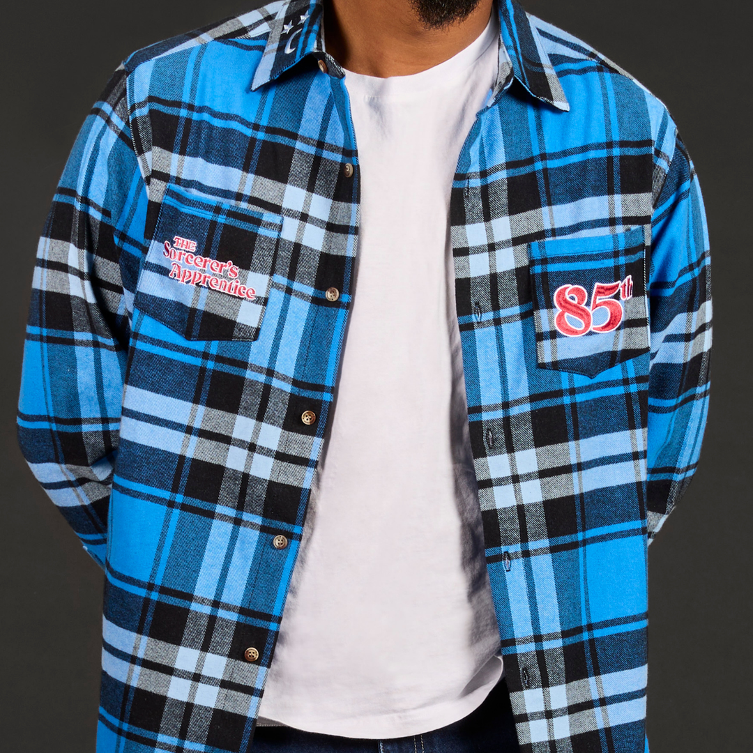 Cakeworthy Disney Fantasia 85th Anniversary The Sorcerer's Apprentice Mickey Flannel Shirt