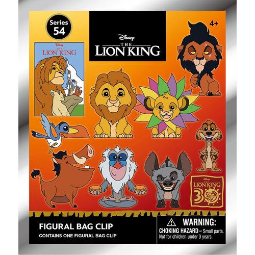 Disney The Lion King 30th Anniversary 3D Foam Bag Clip