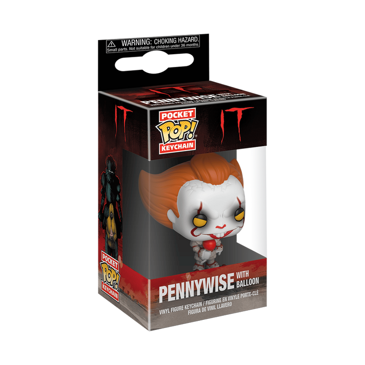 Funko Pocket Pop! Keychain IT Pennywise W/Balloons