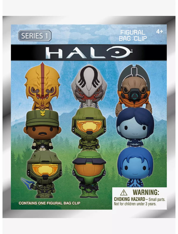 Halo Series 1 3D Foam Bag Clip – Grotto Treasures