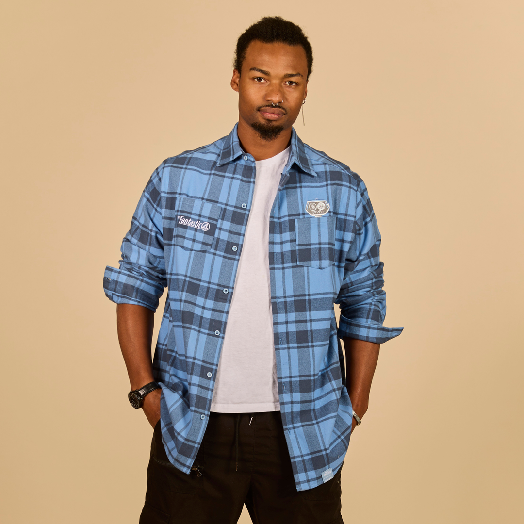 Cakeworthy Marvel Studios The Fantastic Four: First Steps Flannel Shirt