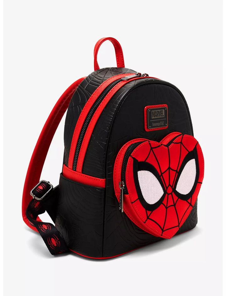 Loungefly Marvel Spider-Man Heart Mini Backpack