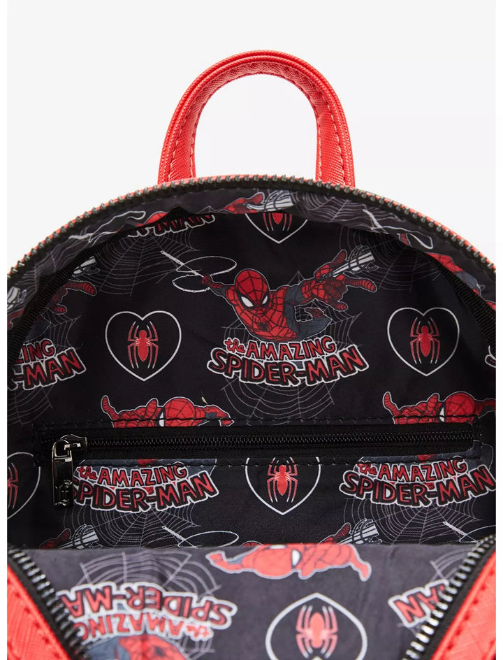 Loungefly Marvel Spider-Man Heart Mini Backpack