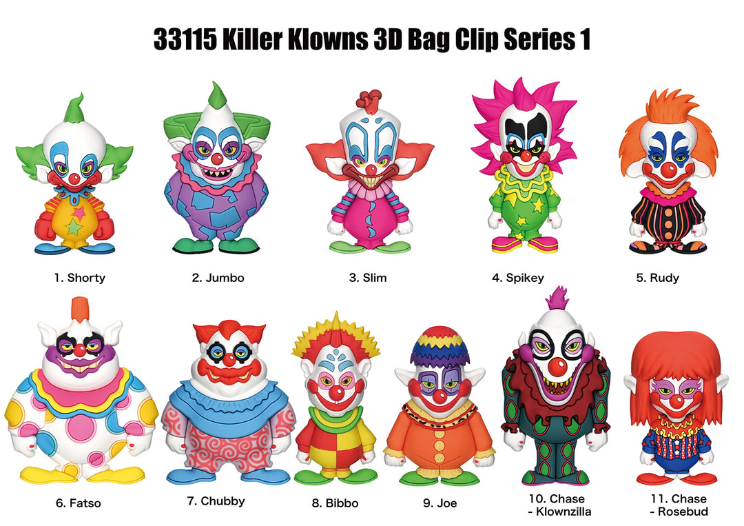 MGM Killer Klowns from Outer Space Series 1 3D Foam Bag Clip