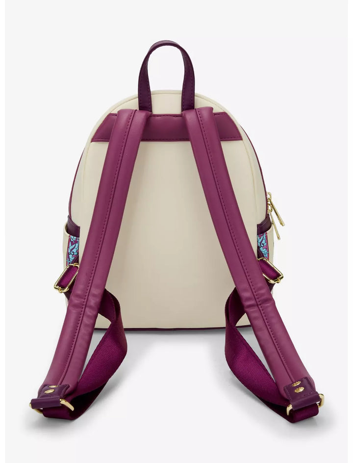 Loungefly Disney Beauty and the Beast Belle Stained Glass Mini Backpack