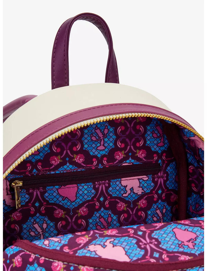 Loungefly Disney Beauty and the Beast Belle Stained Glass Mini Backpack