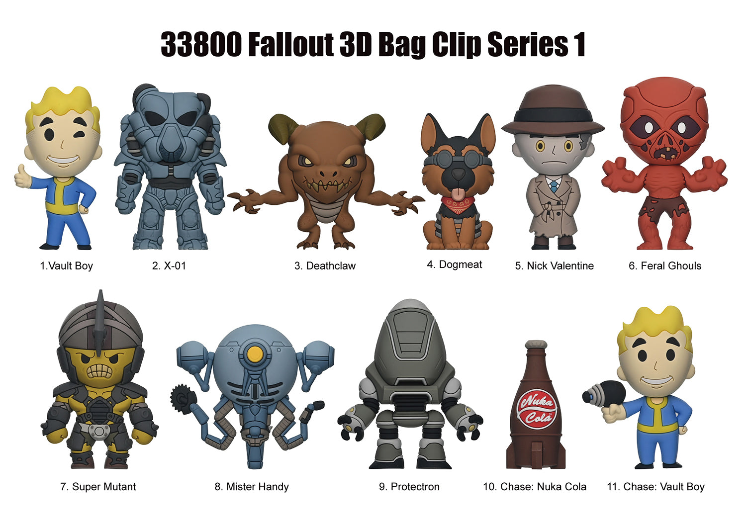 Fallout Series 1 3D Foam Bag Clip – Grotto Treasures