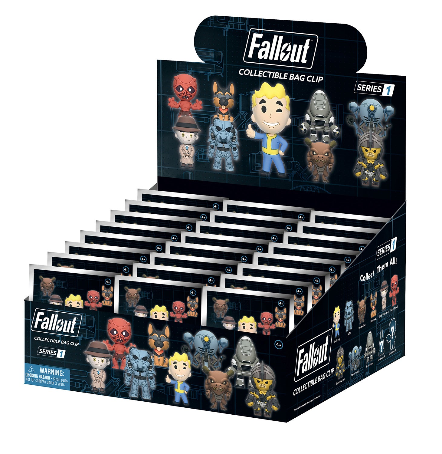 falloutグッズ　まとめ売り Fallout Series 1 3D Foam Bag Clip – Grotto Treasures