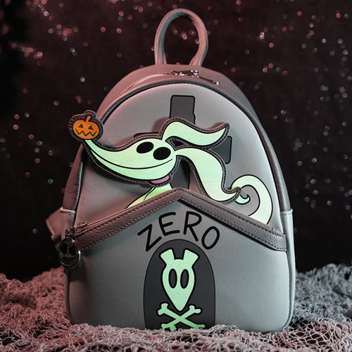 Disney The Nightmare Before Christmas Zero Doghouse Glow in the Dark Mini Backpack