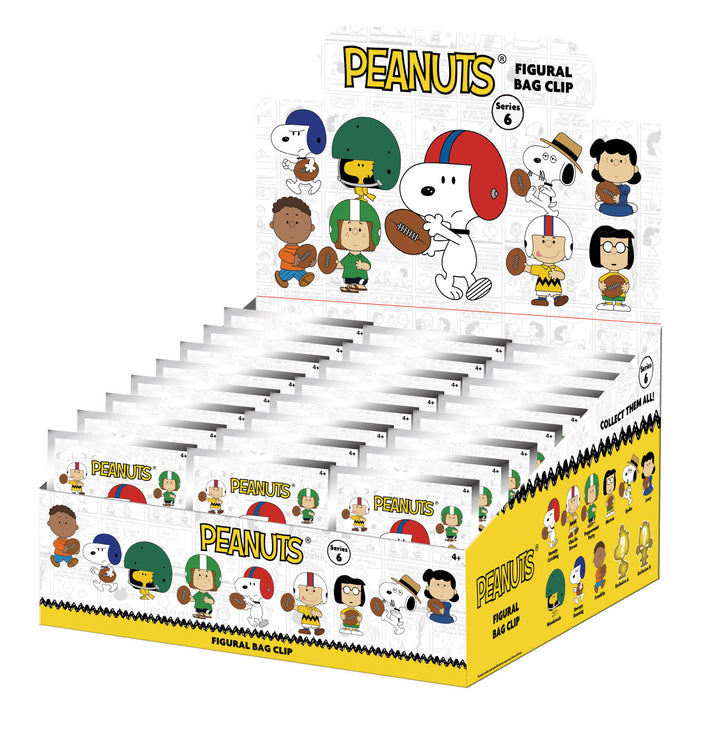 Peanuts Football Theme Series 6 3D Foam Bag Clip