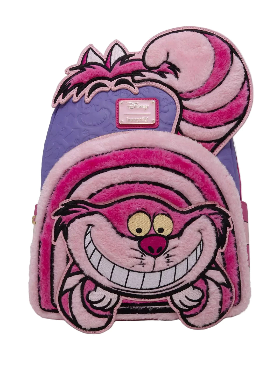 Loungefly Disney Alice in Wonderland Fuzzy Cheshire Cat Mini Backpack – Grotto Treasures