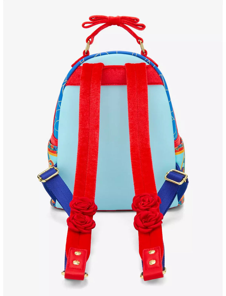 Loungefly Disney Beauty and the Beast Stained Glass Mini Backpack