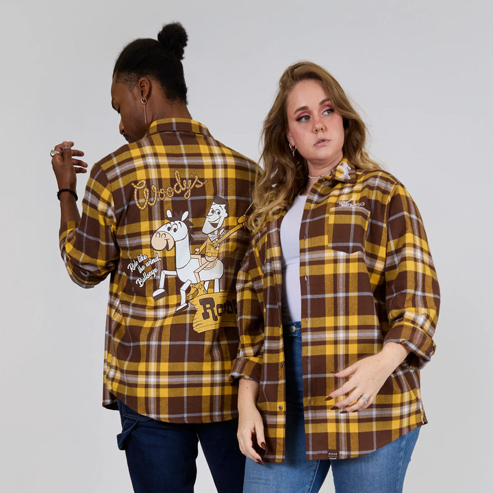 Cakeworthy Disney Pixar Toy Story Woody's Round Up Flannel Shirt
