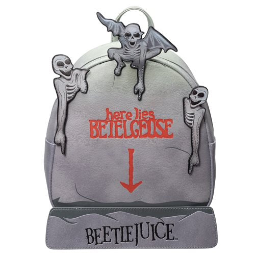 Beetlejuice Tombstone Glow in the Dark Mini Backpack