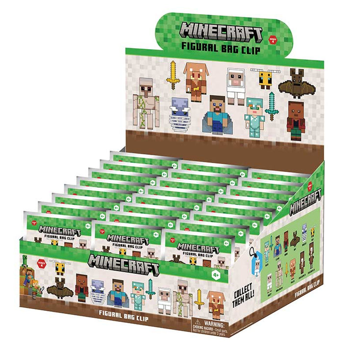 Minecraft Series 4 3D Foam Bag Clip