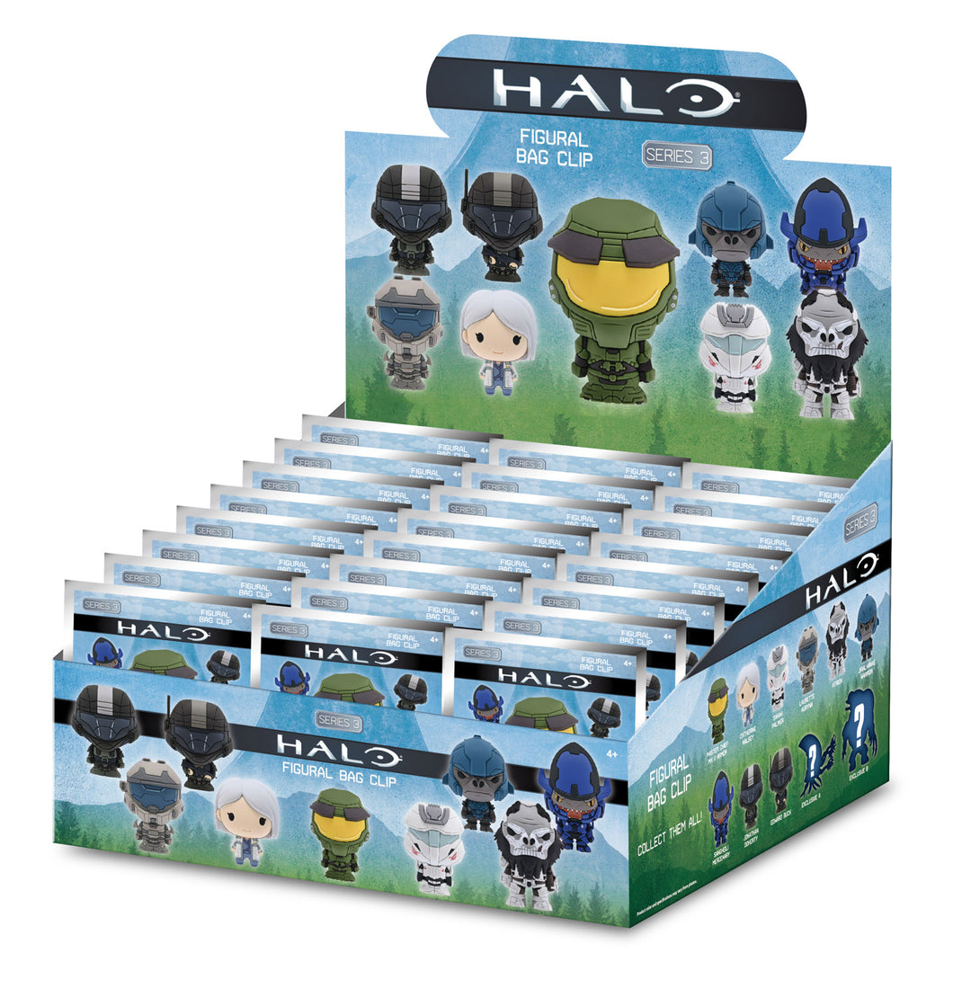 Xbox Halo Series 3 3D Foam Bag Clip
