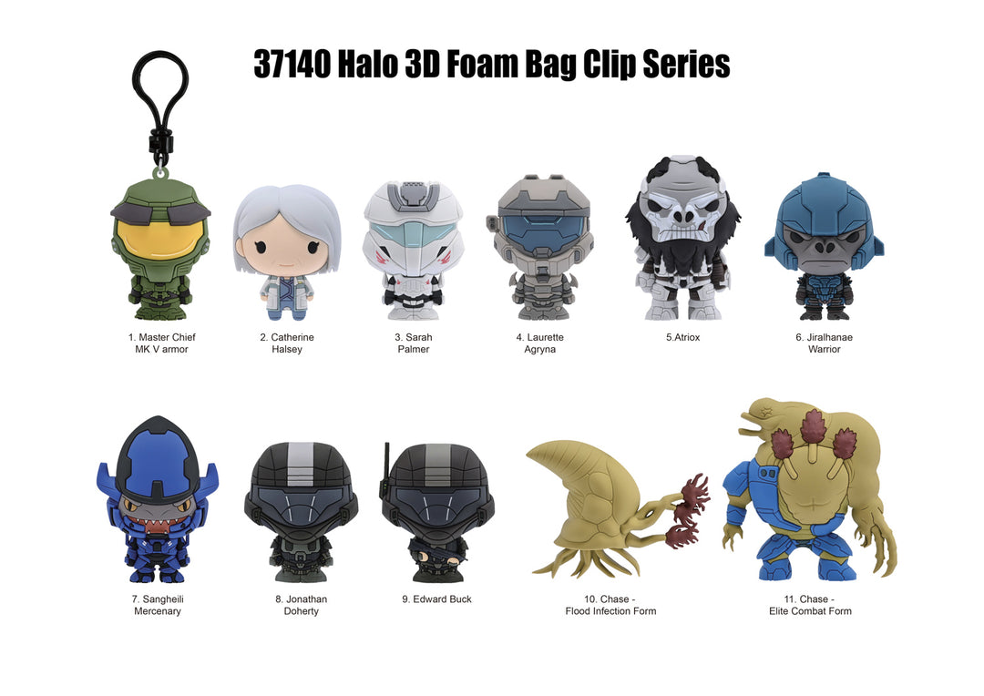 Xbox Halo Series 3 3D Foam Bag Clip