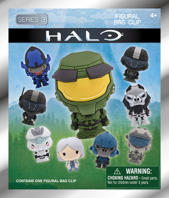 Xbox Halo Series 3 3D Foam Bag Clip