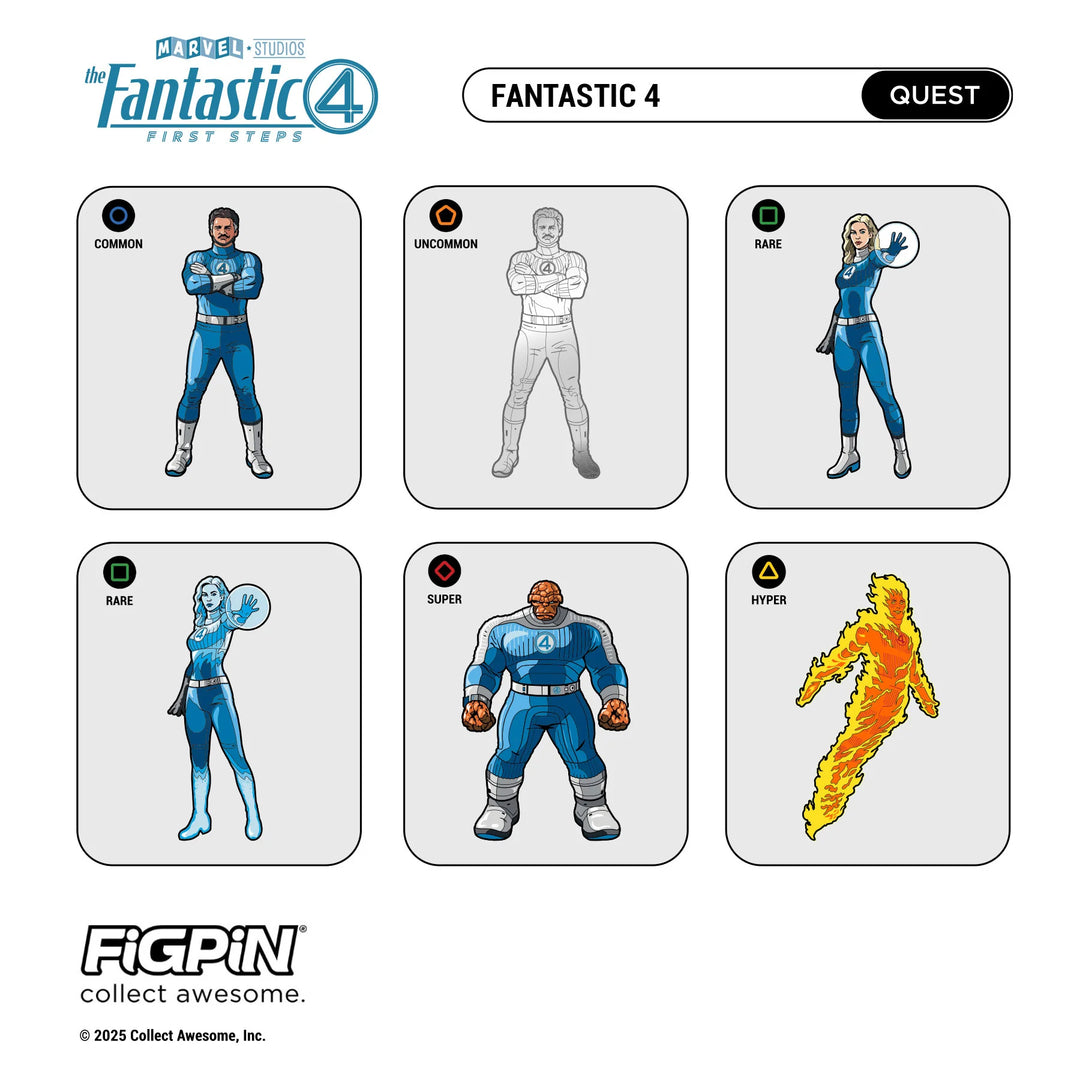 FiGPiN Marvel Studios Fantastic Four Quest Mystery Blind Box Pin