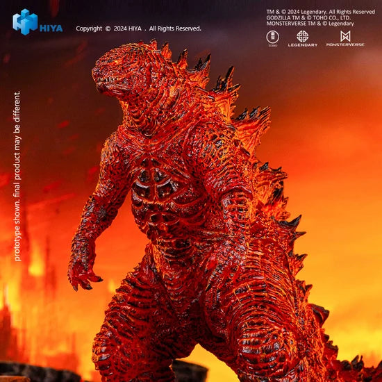 HIYA Exquisite Basic Series None Scale 7 Inch Godzilla King of the Monsters Burning Godzilla Battle Ver. Action Figure