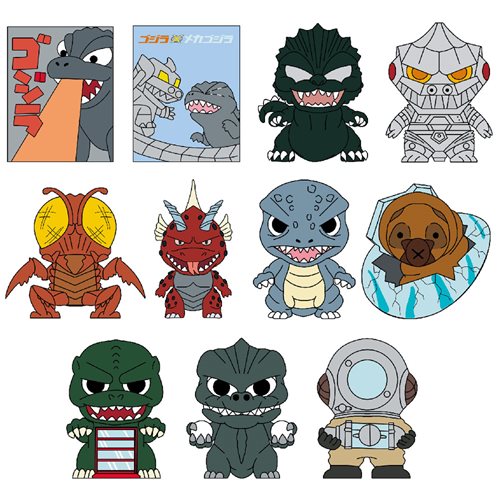 Godzilla Series 4 3D Foam Bag Clip – Grotto Treasures
